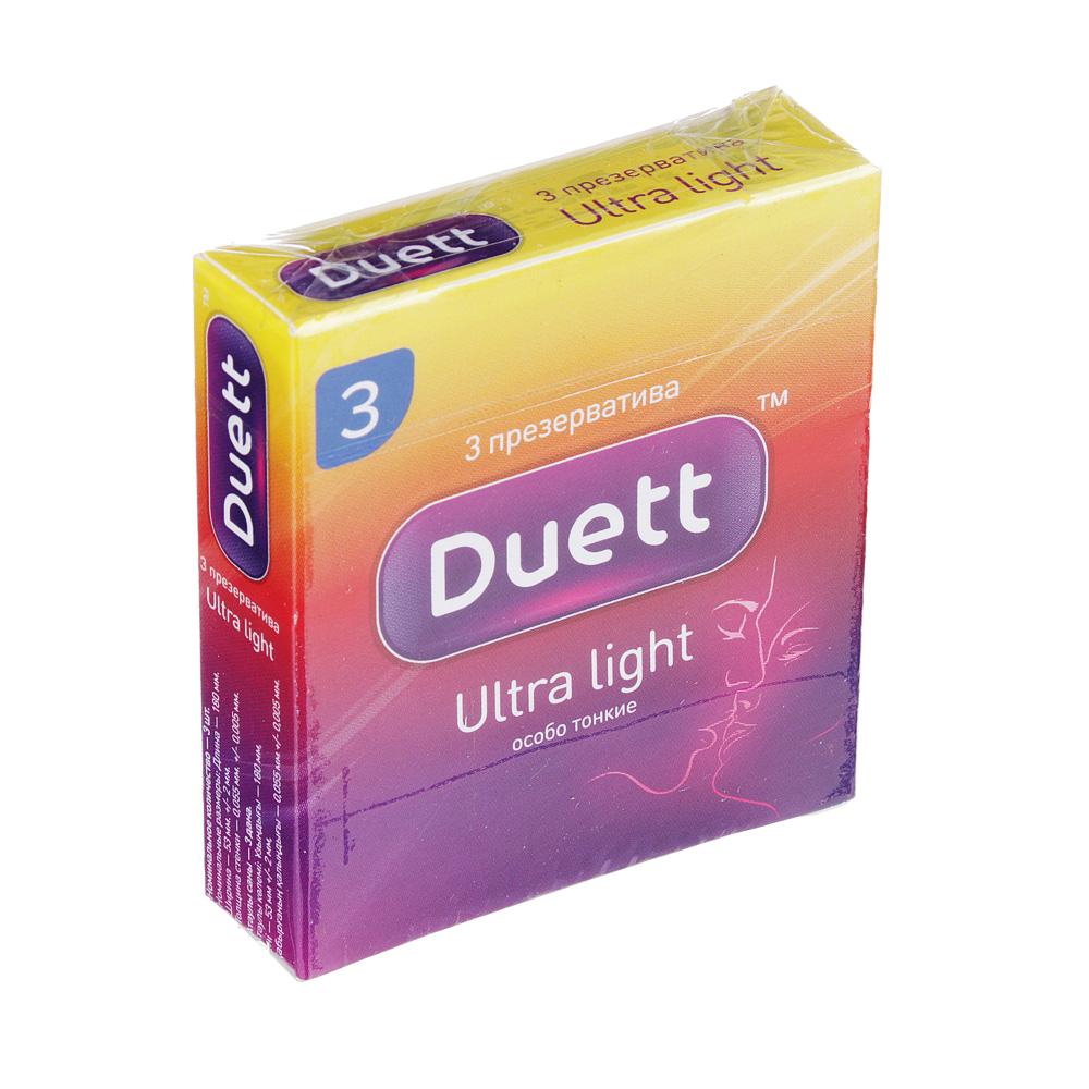 360-141 ПРЕЗЕРВАТИВЫ DUETT ULTRA LIGHT №3