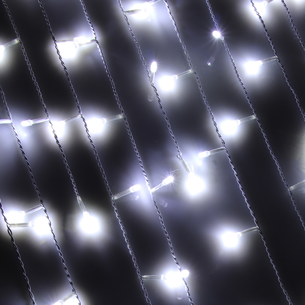 382-019 ГИРЛЯНДА СВЕТОДИОДНАЯ БАХРОМА СНОУ БУМ 2Х0, 5Х0, 7 М, 80 LED, БЕЛЫЙ, 220В