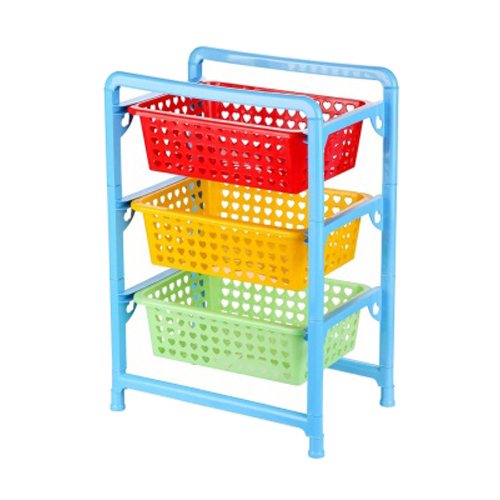 М1273  Этажерка 3-х секционная для игрушек (450х310х640) 