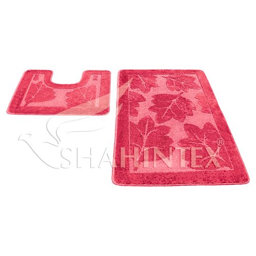 Набор ковриков д/в SHAHINTEX PP 50*80+50*50 розовый 64