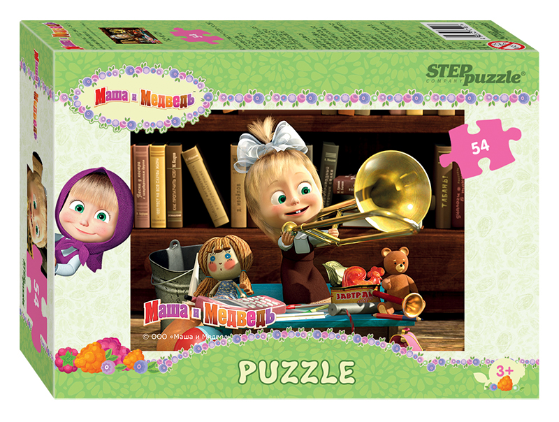 Мозаика "puzzle" 54 "Маша и Медведь" 