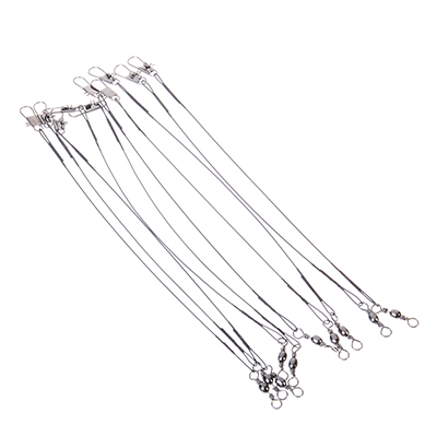 148-017 НАБОР ПОВОДКОВ AZOR FISHING 10ШТ, 10КГ, 15СМ, ЧЕРНЫЕ