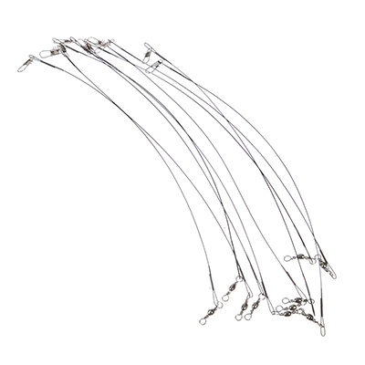 148-019 НАБОР ПОВОДКОВ AZOR FISHING 10ШТ, 10 КГ, 25СМ, ЧЕРНЫЕ 