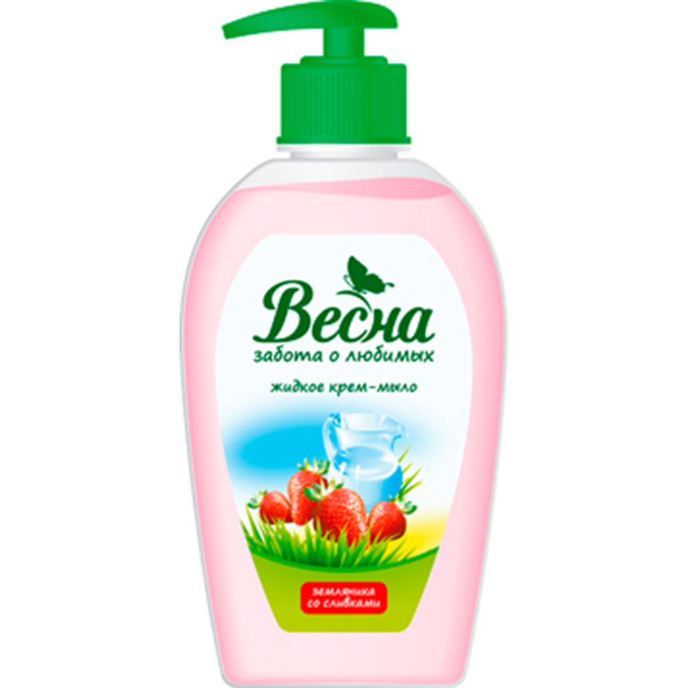 5099 Весна Ж/м 280г крем-мыло земляника со сливками