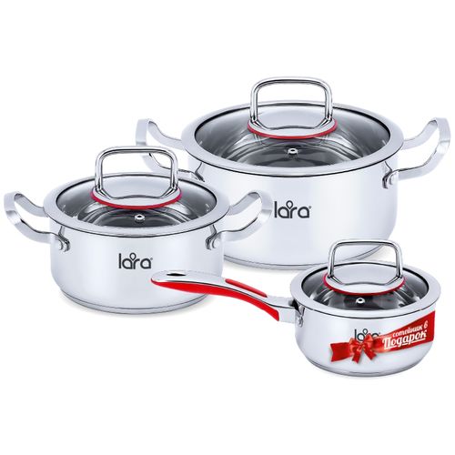 LR02-108 Набор посуды LARA Prima, 3пр 