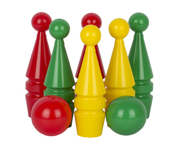 У472 Игра «Кегли» 8пр.(кегли 6шт., шар 2шт.)