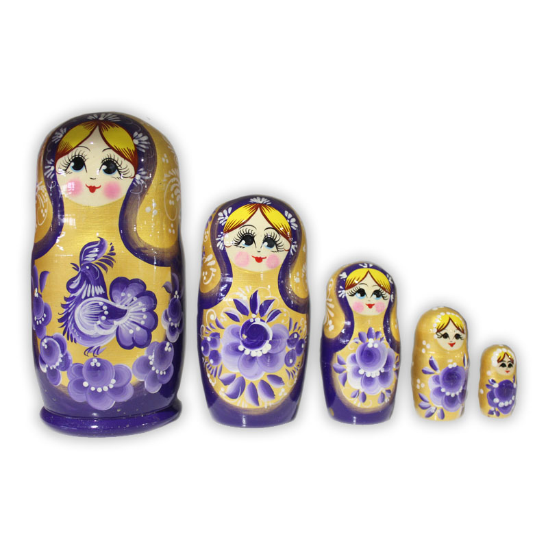 10159 Матрешка Новая фиалка 5 кукол