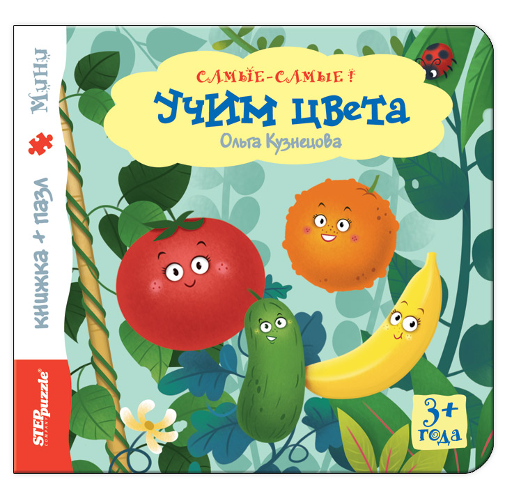 93317 Книжка-игрушка "Учим цвета"