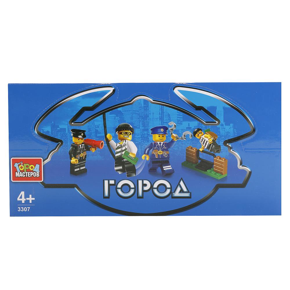 КОНСТРУКТОР "ГОРОД МАСТЕРОВ" ГОРОД С ФИГУРКОЙ В КОР. В ДИСПЛЕЕ (РУСС. УП.) LL-3307-R
