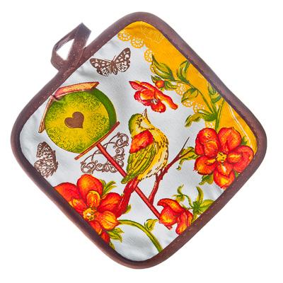 439-544 VETTA Kitchen Bird & Rose Прихватка, полиэстер, 17х17см