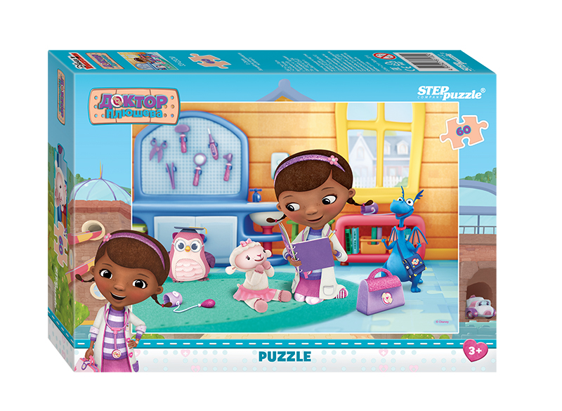 81132 Мозаика "puzzle" 60 "Доктор Плюшева" (Disney)