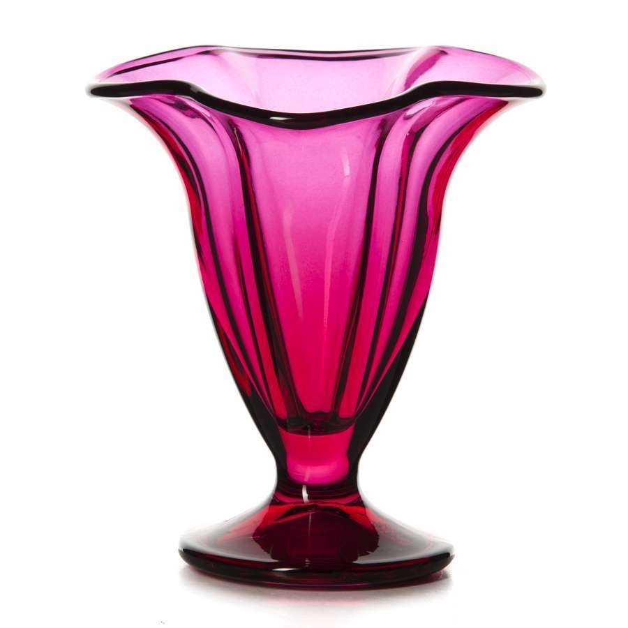 Enjoy fuchsia" ваза для мороженого окрашен. (h=130мм) SL 51078