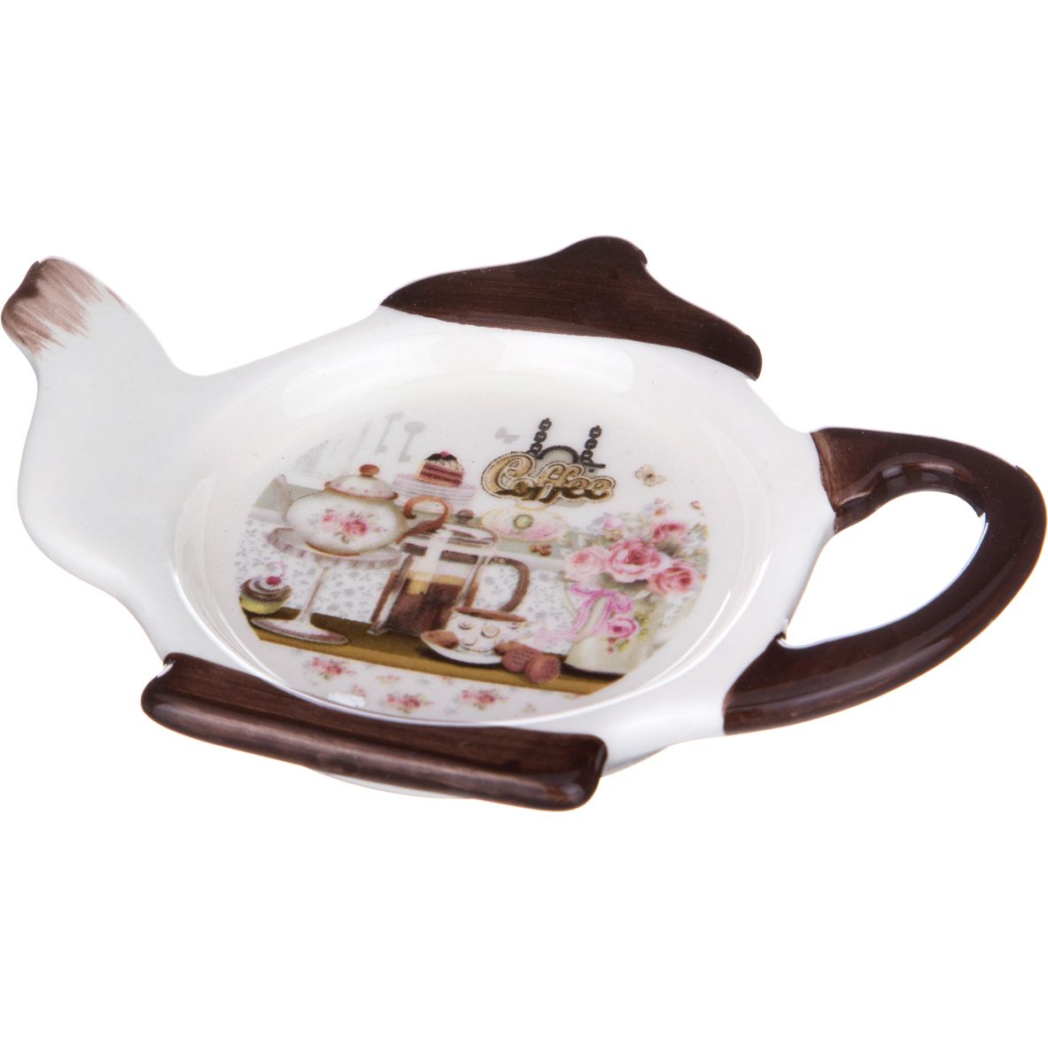 358-895 ПОДСТАВКА ПОД ЧАЙНЫЕ ПАКЕТИКИ "COFFEE" 13*9*2 СМ.