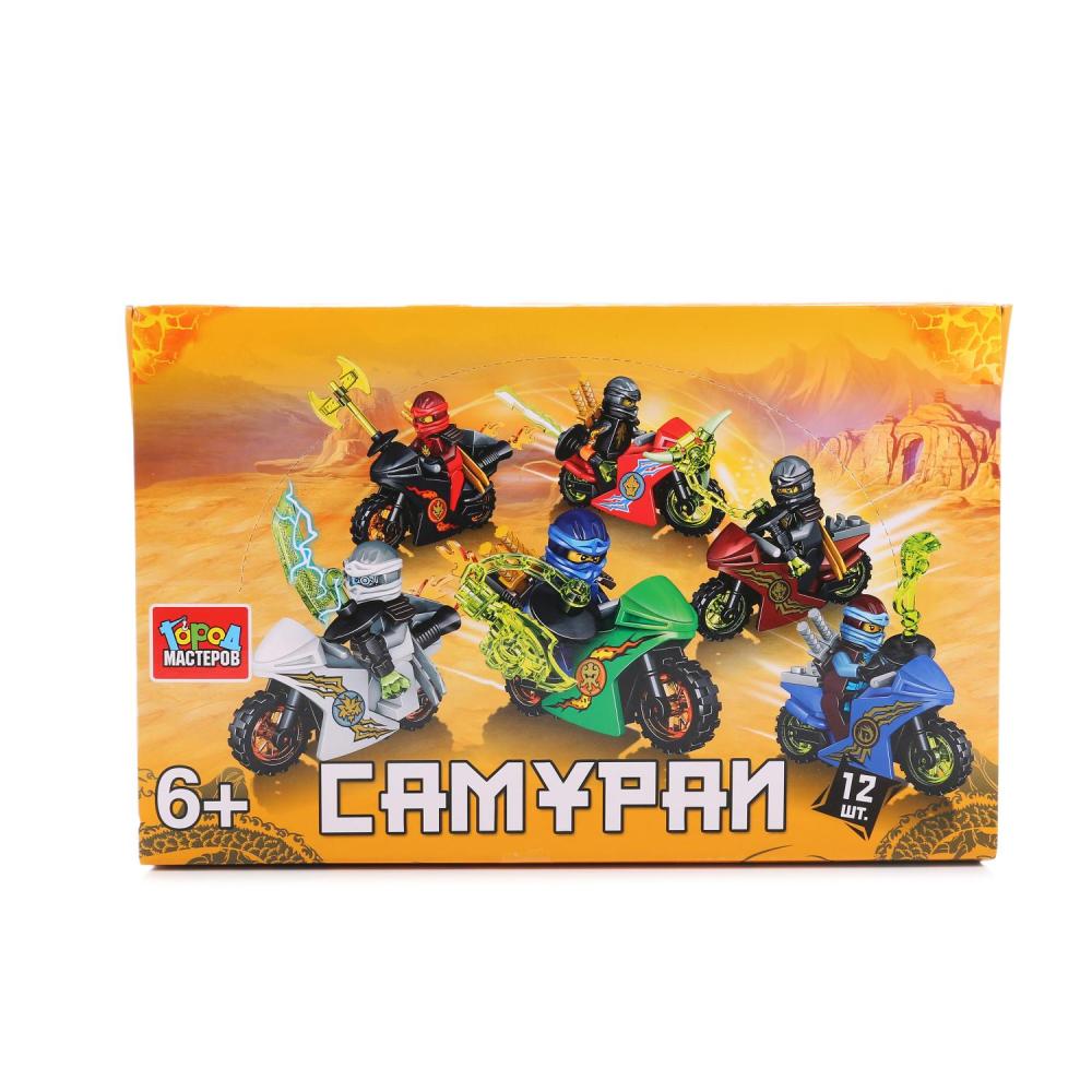 КОНСТРУКТОР "ГОРОД МАСТЕРОВ" "САМУРАИ" МИНИ НАБОР В КОР. В ДИСПЛЕЕ (РУСС. УП.) LL-2706-R