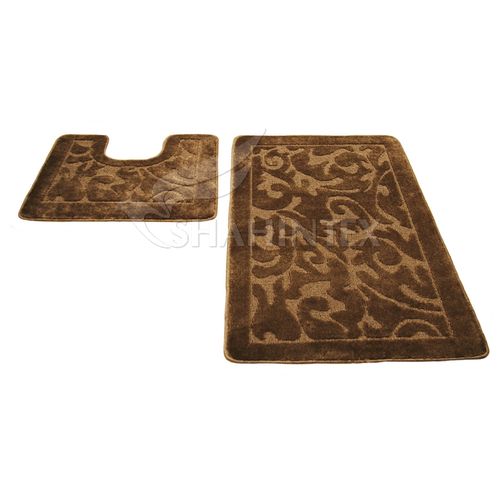 Набор ковриков д/в SHAHINTEX PP 50*80+50*50 шоколадный 37