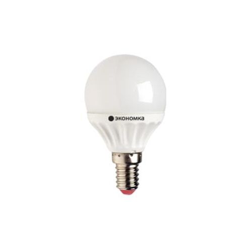 Лампа светодиодная Экономка LED 3Вт шарик 45мм E14 230v 4500К