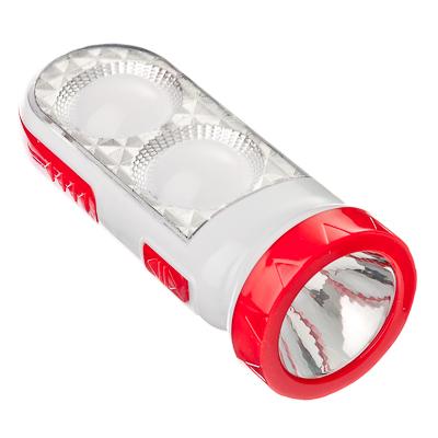 198-092 ЧИНГИСХАН ФОНАРЬ 2-В-1 2(8)+1 ВТ LED, 3XAA, ПЛАСТИК, 14,5X5,5 СМ