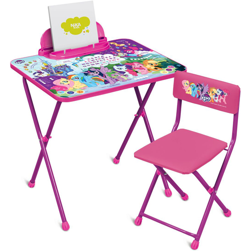 Комплект "My Little Pony" (высота стола 580мм, пенал, стул мягкий) LP1 "НИКА" 