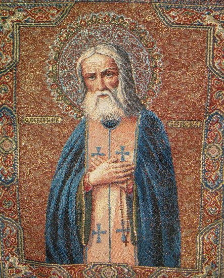 Икона Серафим Саровский 29*24