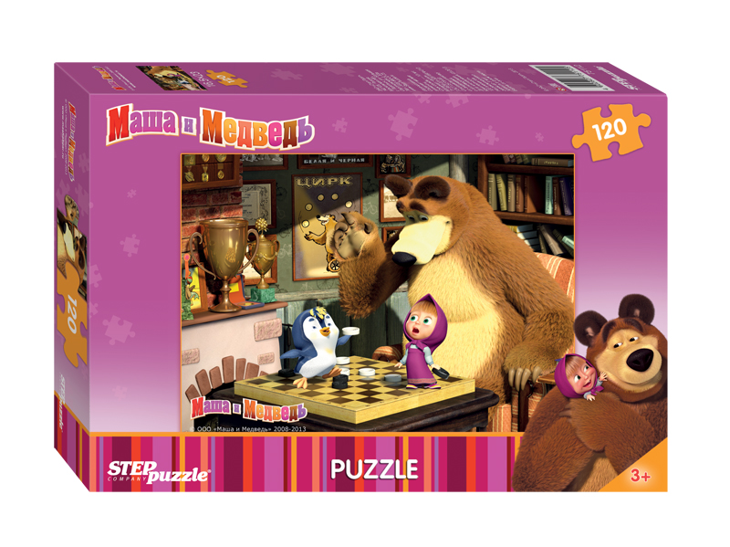  75112 Мозаика "puzzle" 120 "Маша и Медведь" 