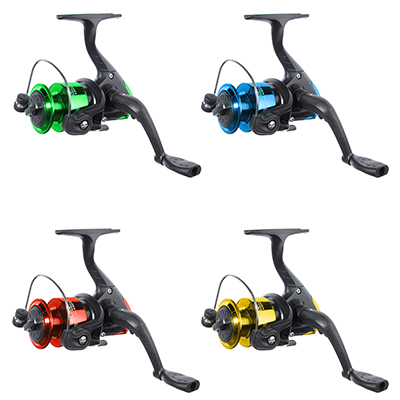 142-021 КАТУШКА AZOR FISHING HL 200, ПЕРЕДНИЙ ФРИКЦИОН, 4 ЦВЕТА 
