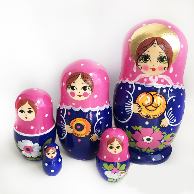 10173 Матрешка "Крендель" 5 кукольная