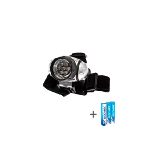 Фонарь Космос H7LED 7*LED 3*AAA светодиодный налобный 