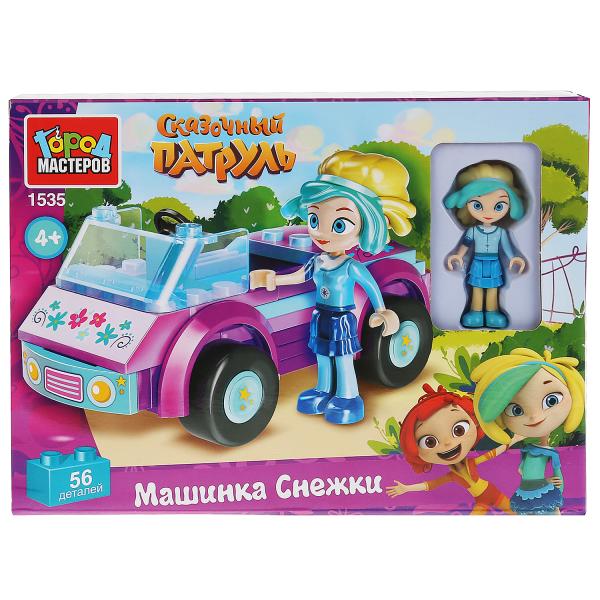 276452 Конструктор "Город мастеров" сказочный патруль: машинка снежки, с фигуркой