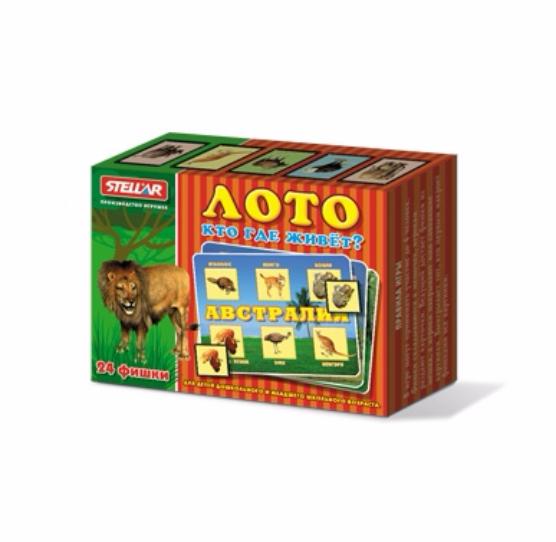 00907 Лото "Кто где живёт?"